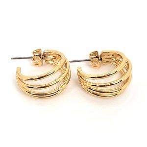 Quartet Hoop Earrings - posh dash